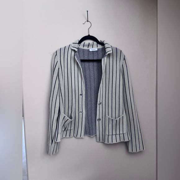 cocogio Sweaters - COCOGIO | striped knit cardigan | size medium
